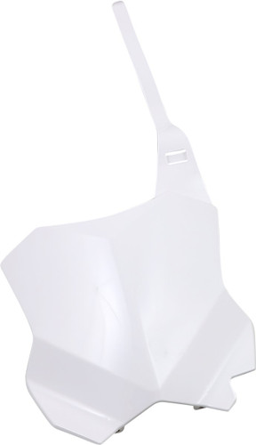 Acerbis White Plastic Front Number Plate (2449390002)