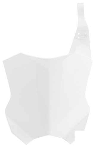 Acerbis White Plastic Front Number Plate (2449390002)