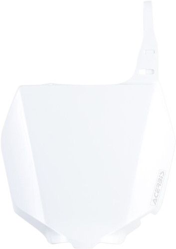 Acerbis White Front Number Plate (2042340002)