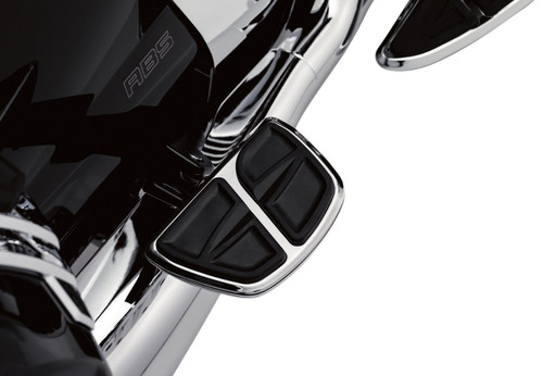 Kuryakyn Chrome Kinetic Mini Floorboards w/Adaptors (7610)