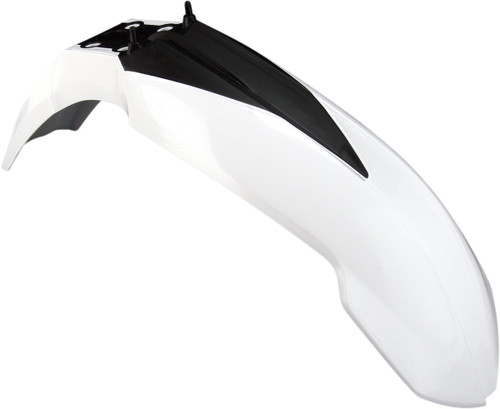 Acerbis White/Black Plastic Front Fender (2082010002)