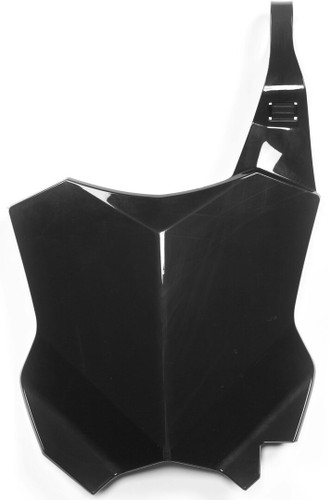 Acerbis Black Plastic Front Number Plate (2449390001)