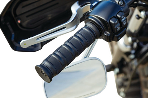 Kuryakyn Black Dual Cable Dillinger Handlebar Grips (6673)