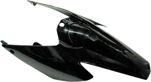 Acerbis Black Plastic Rear Fender w/Side Cowling (2040550001)
