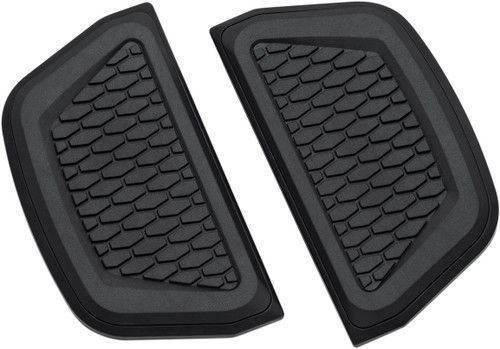 Kuryakyn Black Passenger Hex Floorboard Inserts (5903)