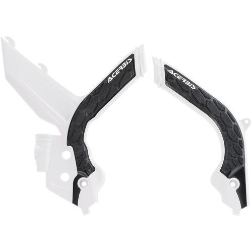 Acerbis X-Grip White/Black Frame Protectors (2783151035)