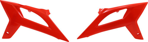 Acerbis Red Plastic Radiator Shrouds/Scoops (2936310004)