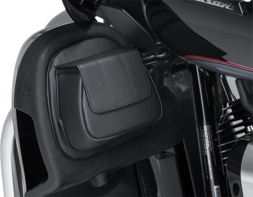 Kuryakyn Black Fairing Lower Door Pocket Bag (5208)