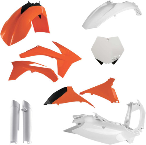 Acerbis Orange/White/Black Full Body Plastic Kit (2205283593)