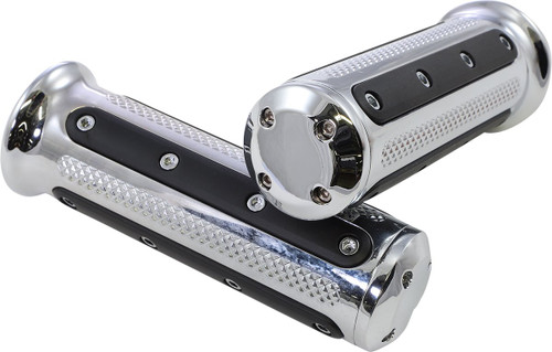Kuryakyn Chrome TBW Heavy Industries Grips (6122)