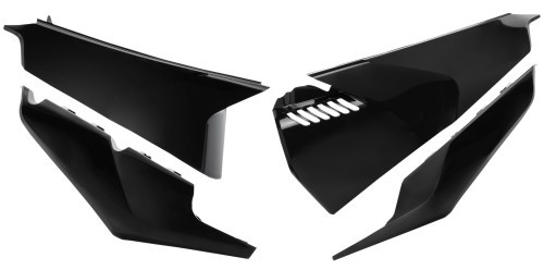 Acerbis Black Vented Plastic Rear Side Panels (2791620001)