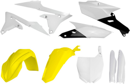 Acerbis Yellow/White Full Body Plastic Kit (2374181070)