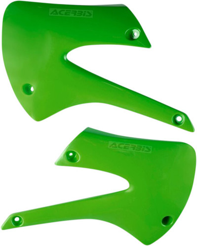 Acerbis Green Plastic Radiator Shrouds/Scoops (2043730006)