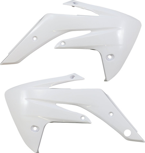 Acerbis White Plastic Radiator Shrouds/Scoops (2084570002)