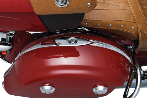 Kuryakyn Chrome Indian Saddlebag Top Trim (5670)