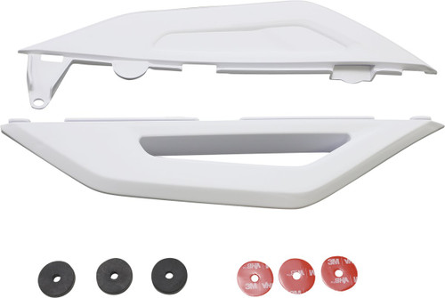 Acerbis White Plastic Rear Side Panels (2858880002)
