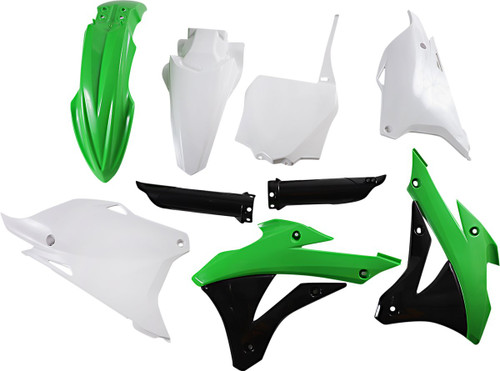 Acerbis Green/Black Full Body Plastic Kit (2374114584)