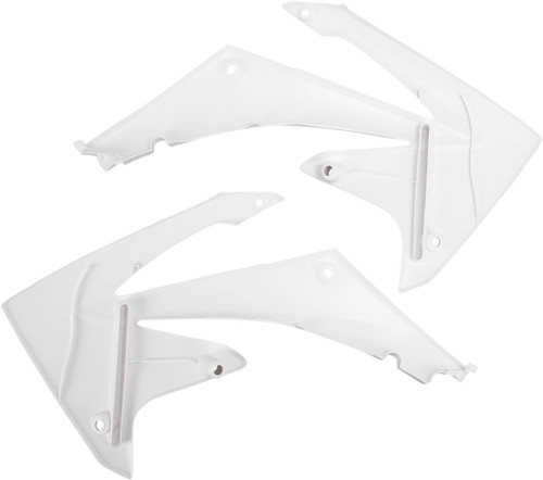 Acerbis White Plastic Radiator Shrouds/Scoops (2141830002)