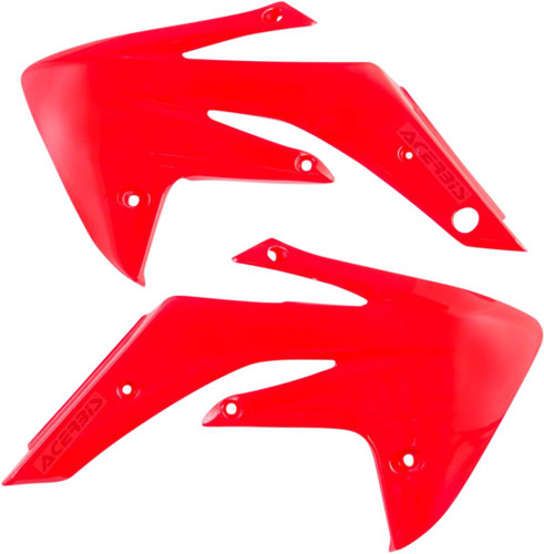 Acerbis Red Plastic Radiator Shrouds/Scoops (2084570227)