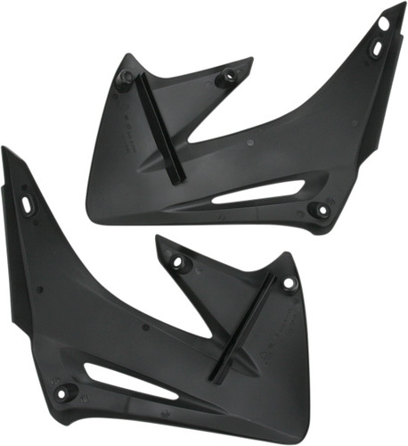 Acerbis Black Plastic Radiator Shrouds/Scoops (2043590001)