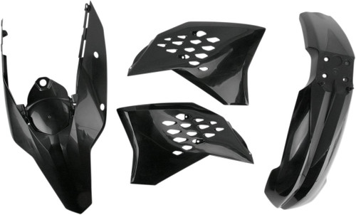 Acerbis Black Complete Plastic Body Kit (2113790001)