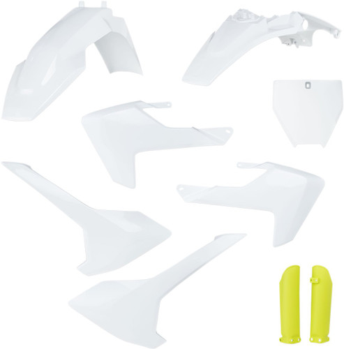 Acerbis White/Yellow Full Body Plastic Kit (2731986812)