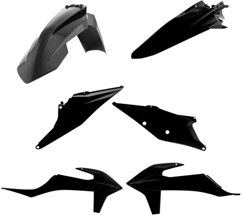 Acerbis Black Complete Plastic Body Kit (2726500001)