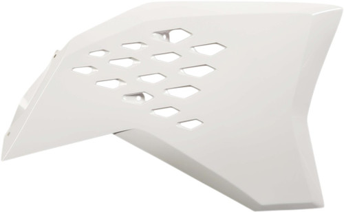 Acerbis White Plastic Radiator Shrouds/Scoops (2081990002)