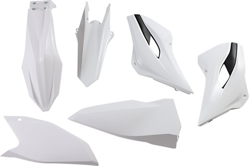 Acerbis White Complete Plastic Body Kit (2393434584)