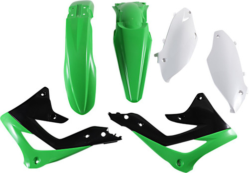 Acerbis White/Green Complete Plastic Body Kit (2250443593)