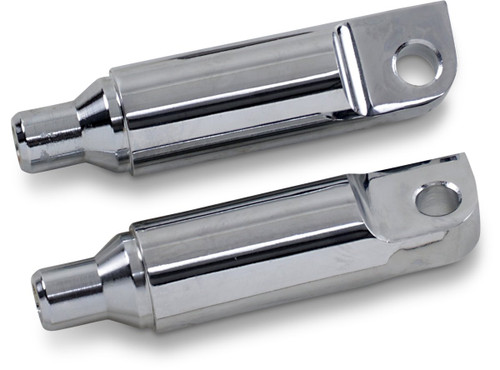 Kuryakyn 2.5" Chrome ISO Male-Mount Footpeg Extensions (8064)