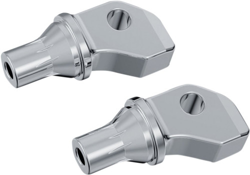 Kuryakyn Chrome Tapered Footpeg Adaptors (8835)