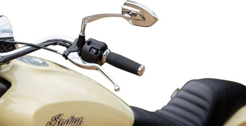 Kuryakyn 7/8" Chrome Thresher Handlebar Grips (5950)