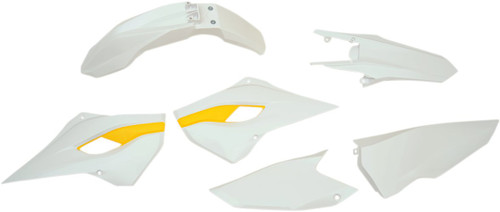 Acerbis White Complete Plastic Body Kit (2393444891)
