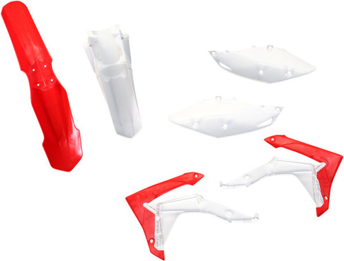 Acerbis White/Red Complete Plastic Body Kit (2314403914)