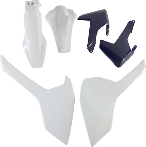 Acerbis White/Black Complete Plastic Body Kit (2634021029)