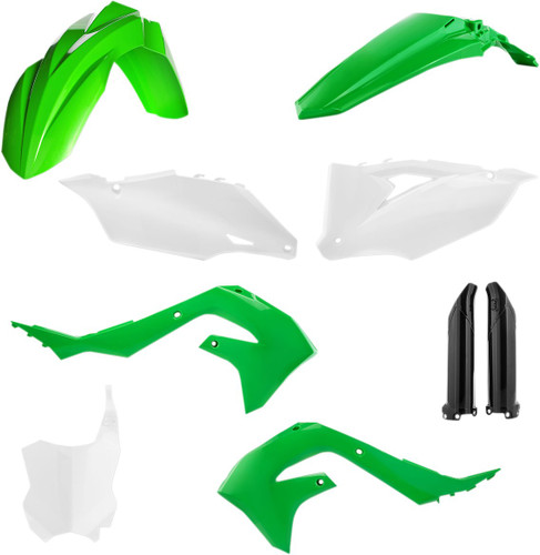 Acerbis Green/White/Black Full Body Plastic Kit (2736296812)