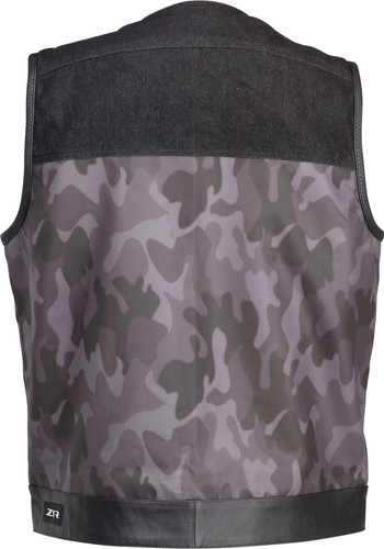 Z1R Nightfire Camo Mens Motorcycle Vest