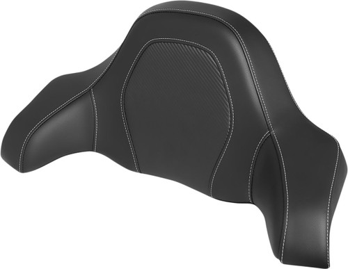 Saddlemen Roadsofa Tour-Pak Carbon/Black Backrest Pad Cover (90-11884CF)