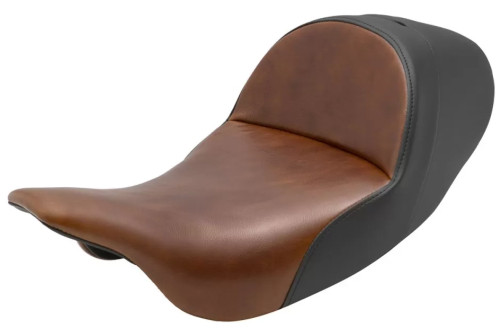Saddlemen Lariat Low Solo Distressed Brown Leather Seat (808-07B-0041L)