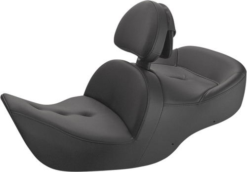 Saddlemen Roadsofa Pillow-Top Black w/Driver Backrest (H01-07-181BR)