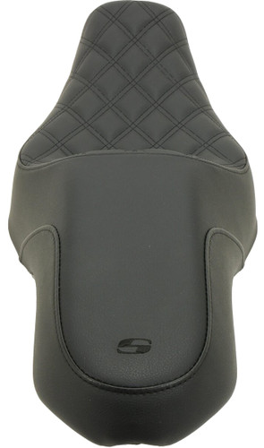 Saddlemen Profiler Black Seat - Front Lattice Stitch/Rear Smooth (807-11-149)