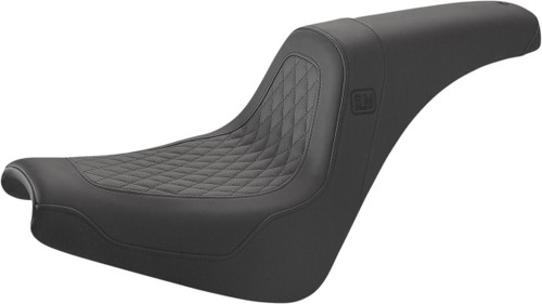 Saddlemen Speed Merchant Pro Series 2-Up Black Motorcycle Seat (SM81830DB)