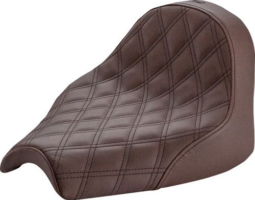 Saddlemen Renegade Solo Lattice Stitched Brown Seat (I21-04-002BLS)