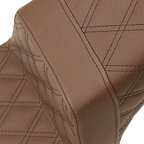 Saddlemen Step Up Brown Full Lattice Stitch Seat (I18-33-175BR)