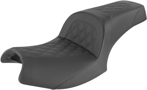 Saddlemen Slim Lattice Stitch Black Seat '20-23 Challenger/Pursuit (I20-06-162)