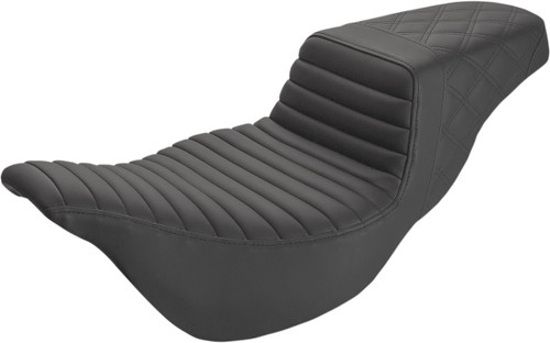 Saddlemen Step-Up Extended Reach Tuck-n-Roll/Lattice Stitch Seat (808-07B-176E)