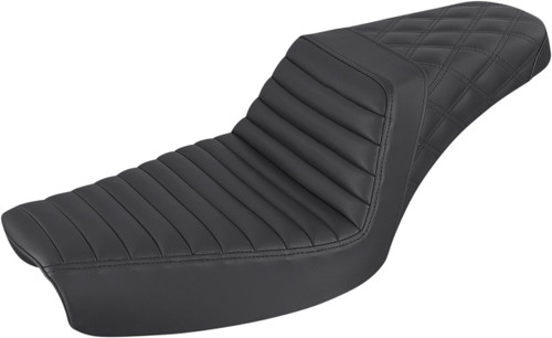 Saddlemen Front Tuck-N-Roll/Rear Lattice Stitch Step-Up Seat (896-04-176)
