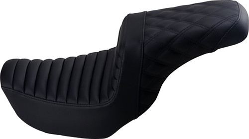 Saddlemen Front Tuck-N-Roll/Rear Lattice Stitch Step-Up Seat (806-04-176)