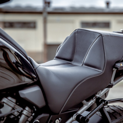 Saddlemen Adventure Tour Low Whisper Black/Carbon Pan America Seat (821-34-201)
